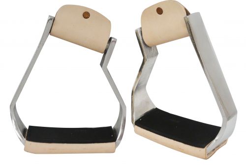 Angled Aluminum  Stirrup - Henderson's Western Store