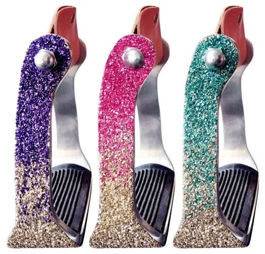 Ombre Glitter Overlay Stirrups - Henderson's Western Store