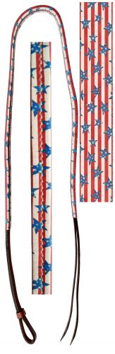 4' Leather Over&Under~ Stars&Stripes - Henderson's Western Store