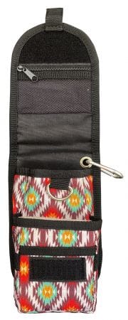 Cordura Phone/Accessory Case ~ Red and Brown Aztec - Henderson's Western Store