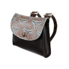 Leather Pommel Pouch ~ Weathered Steer - Henderson's Western Store