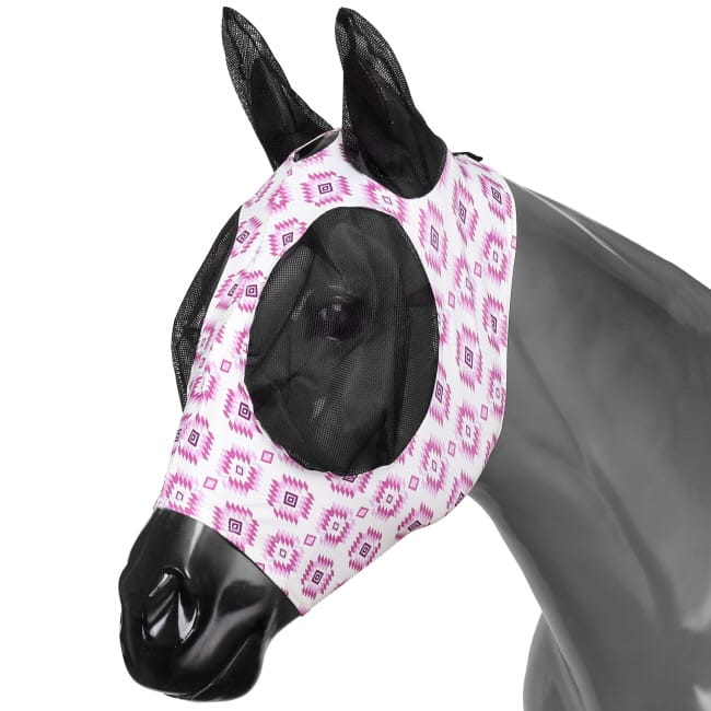 Fly Mask ~ Lilac Aztec - Henderson's Western Store