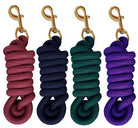 8' Nylon Braided Lead w/Knotted End & Brass Hardware - Henderson's Western Store