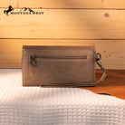 MW Embroidered Wallet ~ Khaki - Henderson's Western Store