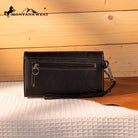MW Embroidered Wallet ~ Black - Henderson's Western Store