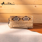MW Embroidered Wallet ~ Tan - Henderson's Western Store