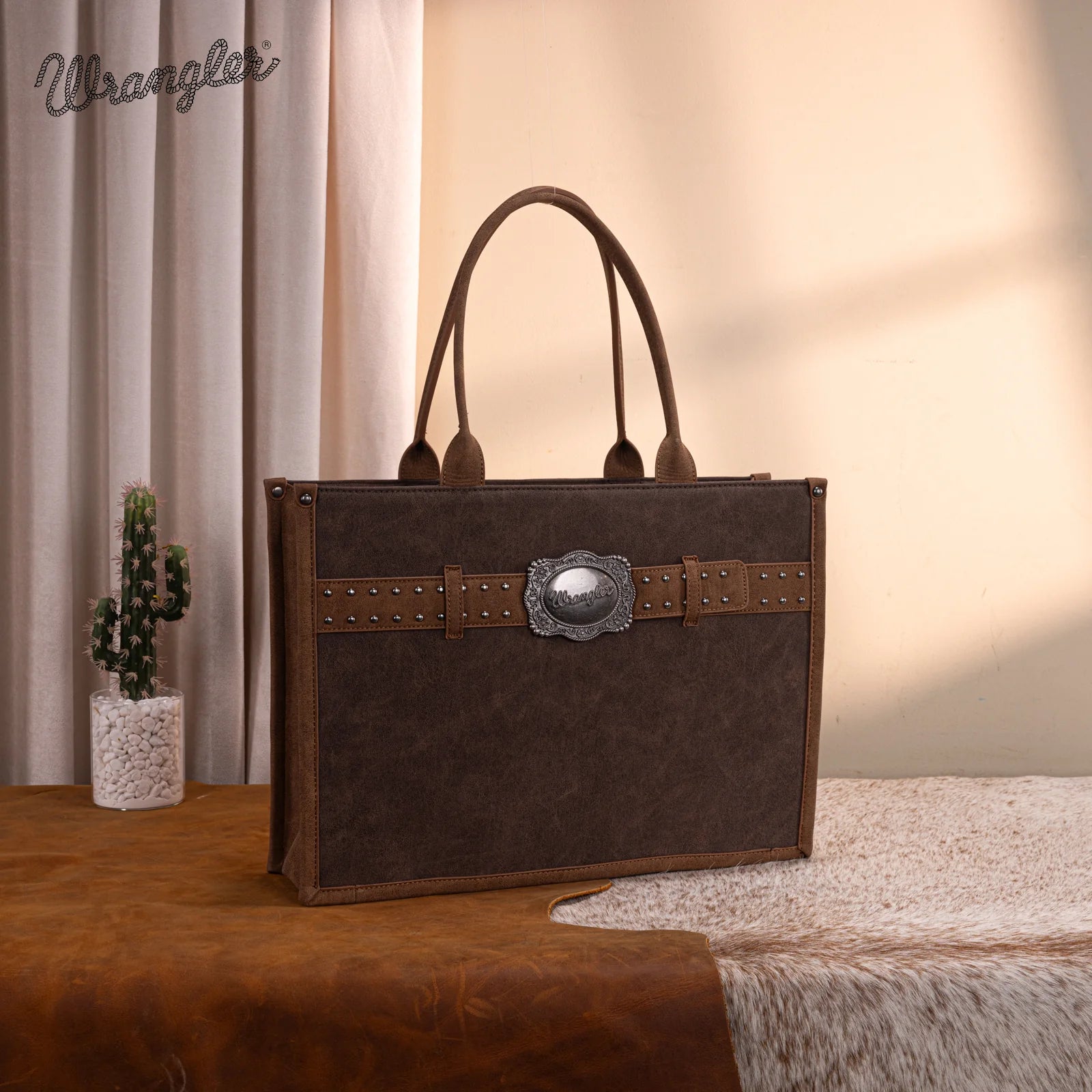 Wrangler Buckle Conceal Carry Tote - Henderson's Western Store