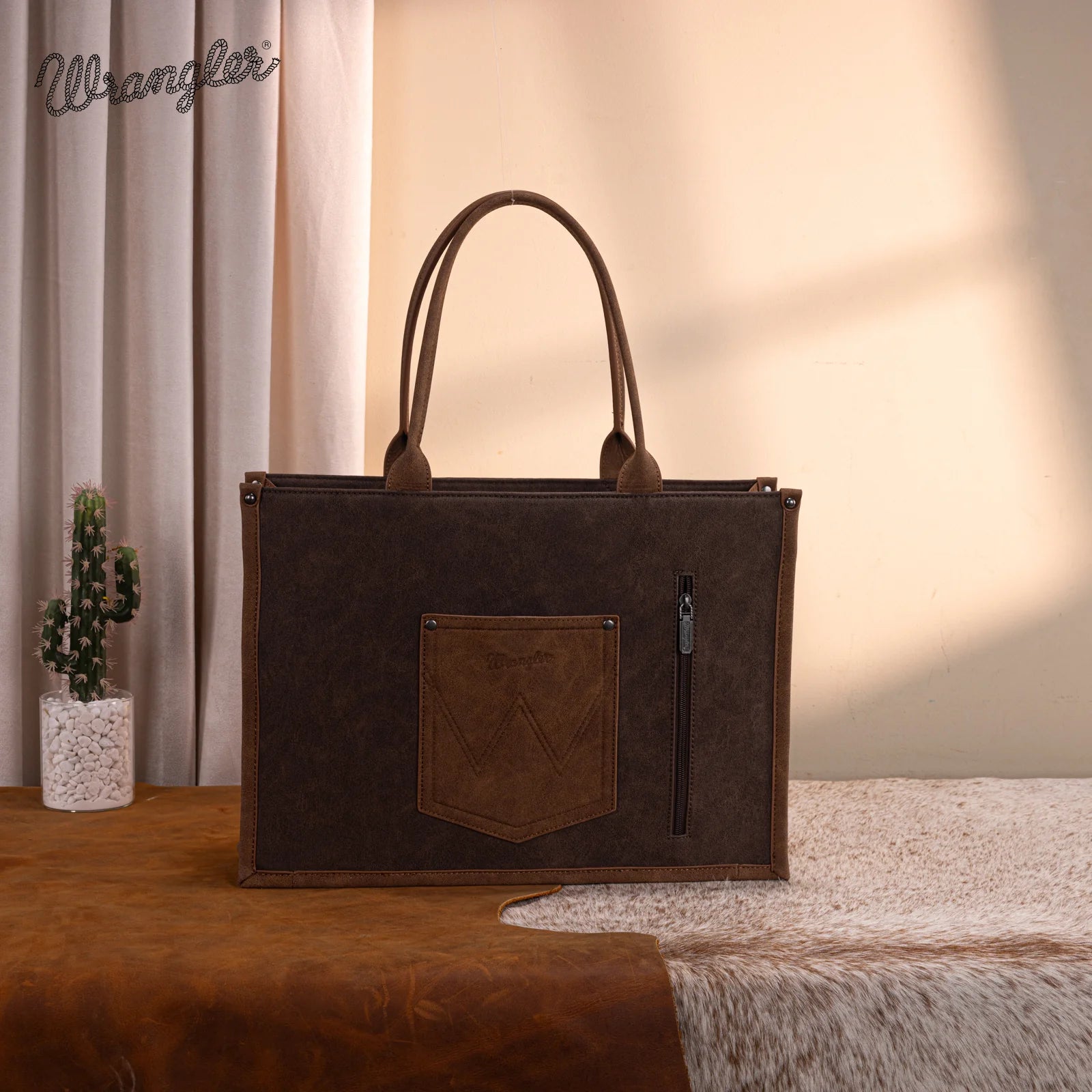 Wrangler Buckle Conceal Carry Tote - Henderson's Western Store