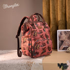 Wrangler Vintage Print Backpack ~ Pink - Henderson's Western Store