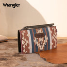 Wrangler Sherpa Aztec Canvas Clutch - Green - Henderson's Western Store