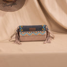 Wrangler Aztec Embroidered Wallet ~ Black - Henderson's Western Store