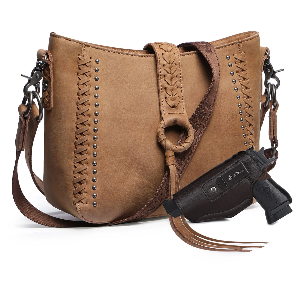 MW Genuine Leather Collection Concealed Carry Hobo/Crossbody - Henderson's Western Store