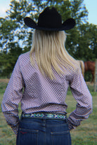 Ladies Cinch Arenaflex ~ Purple - Henderson's Western Store