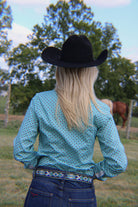 Ladies Cinch  ~ Lt Blue - Henderson's Western Store