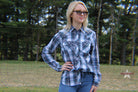 Navy Plaid by Roper - Henderson's Western Store