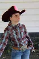 Girl's Southwest Plaid by Roper - Henderson's Western Store