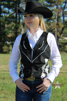 Microsuede Yoked vest - Henderson's Western Store