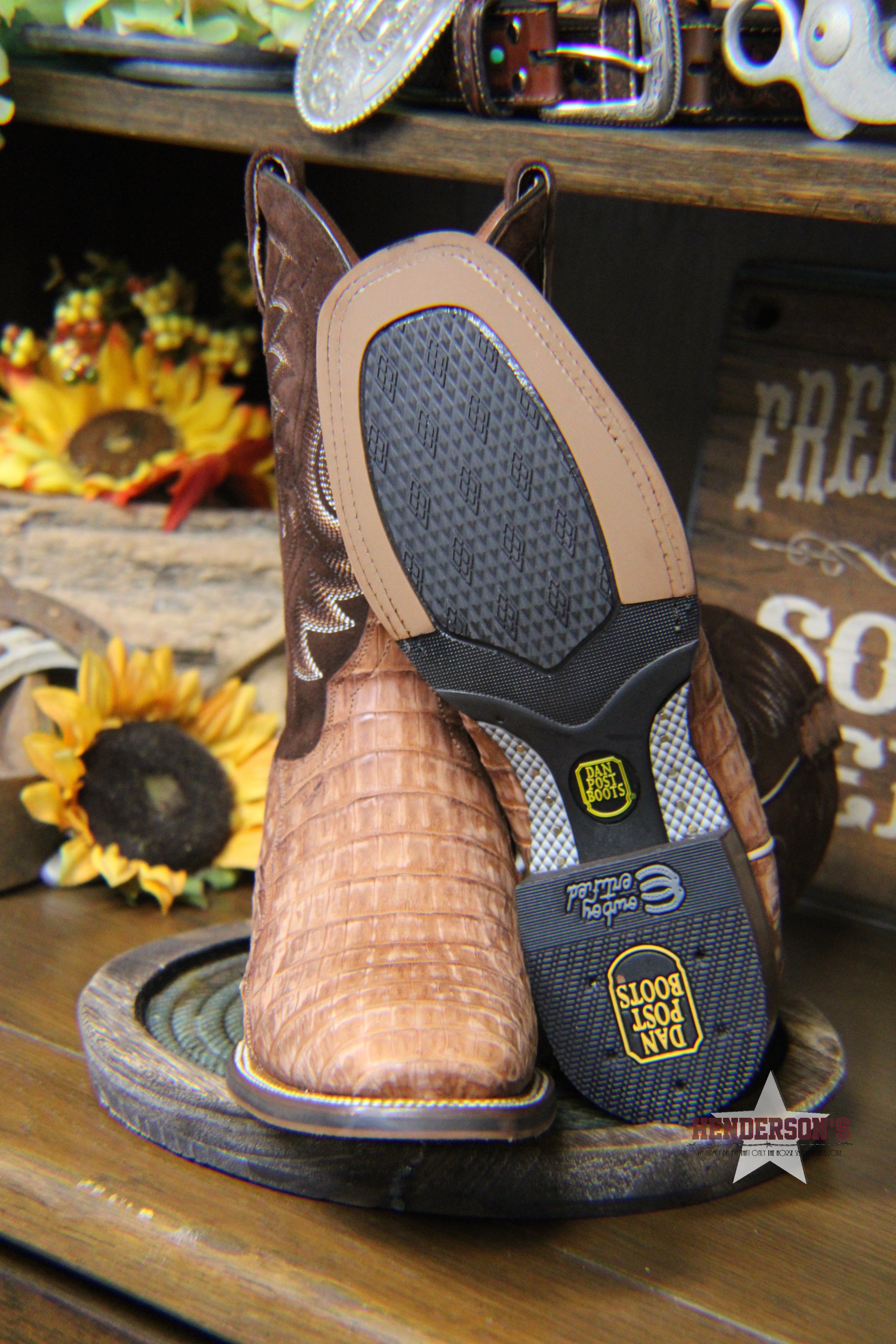 Leon Caiman Boots by Dan Post - Henderson's Western Store