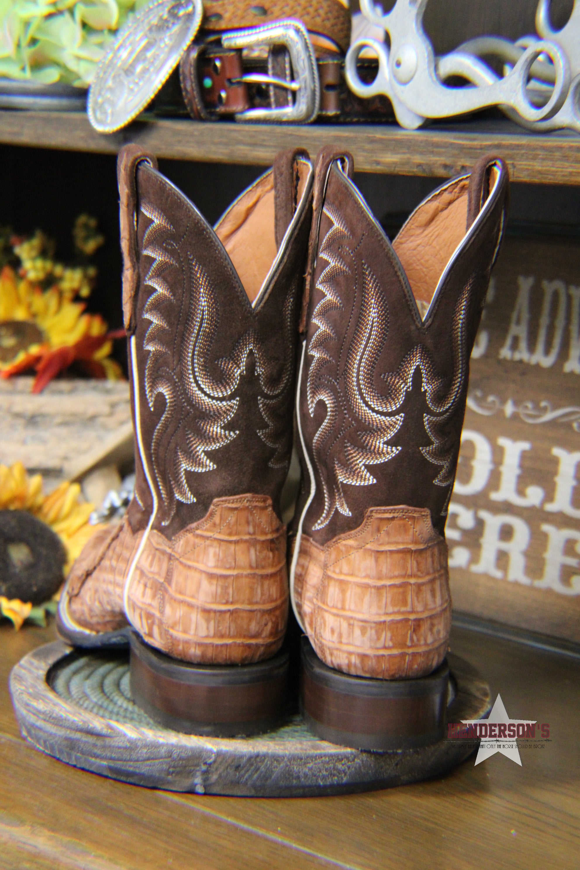 Leon Caiman Boots by Dan Post - Henderson's Western Store