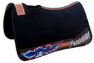Black Felt Saddle Pad W/"Freedom" - Henderson's Western Store