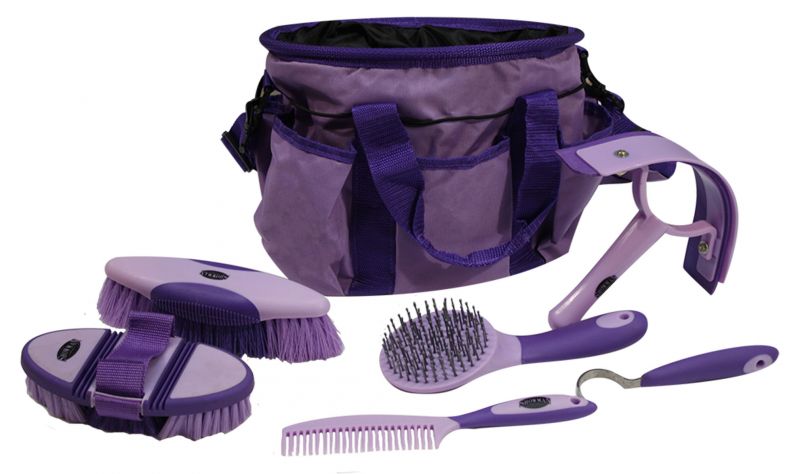 Grooming Kit W/Carrying Bag ~ Purple - Henderson's Western Store