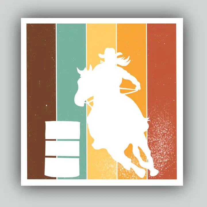 Western Sticker ~ Barrel Racer- Ranchy - Sticker - Henderson's Western Store