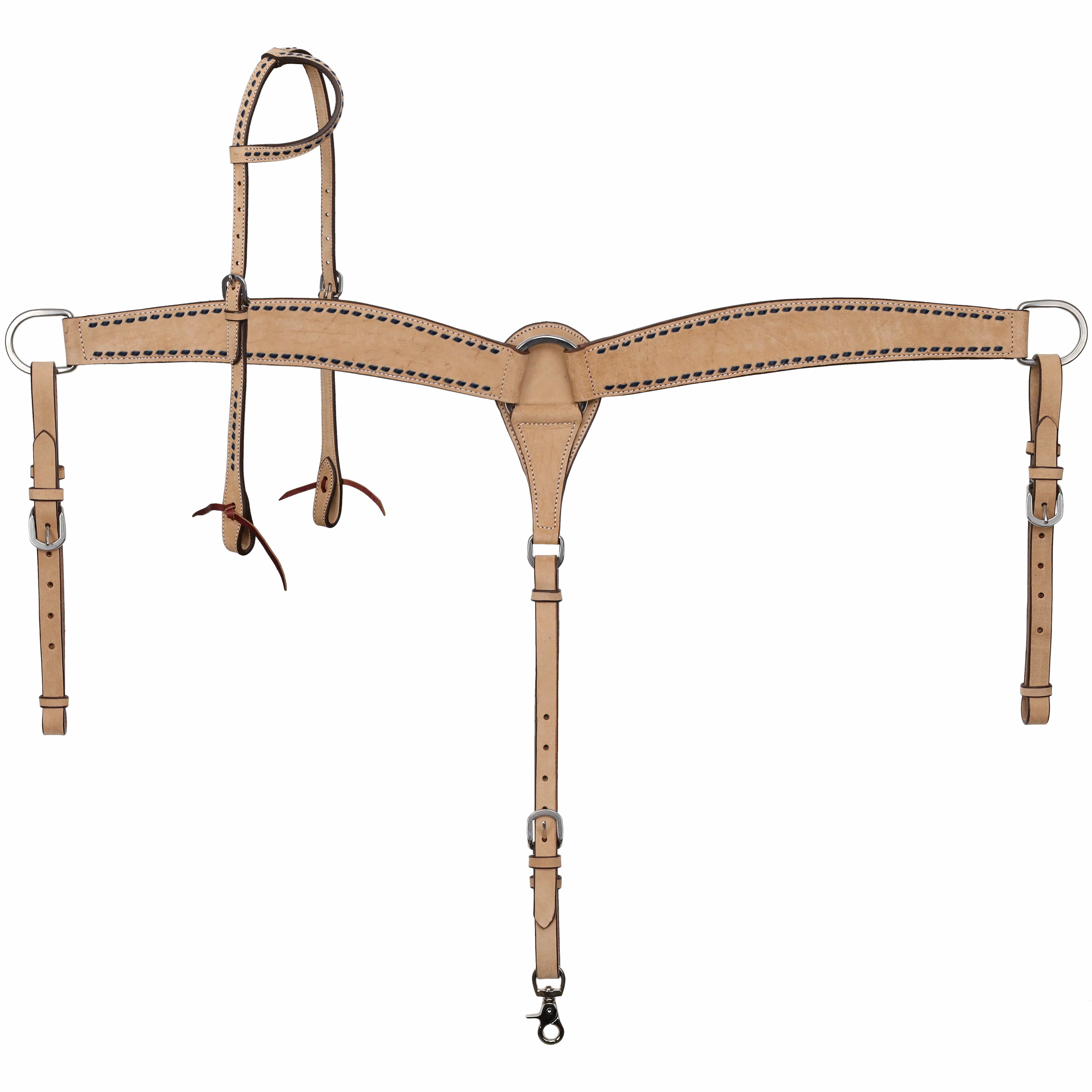 Showman Headstall & Breastcollar Set