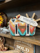 Wrangler Southwestern Dual Sided Crossbody ~ Tan - Henderson's Western Store