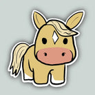 Western Sticker ~ Palomino Pony - Henderson's Western Store