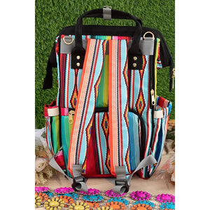 Load image into Gallery viewer, Diaper Backpack ~ Serape - Henderson&#39;s Western Store