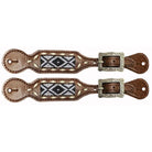 Spur Straps W/Southwest Fabric Design - Henderson's Western Store