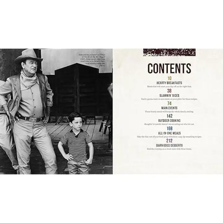 The Official John Wayne Cast Iron Cookbook - Henderson's Western Store