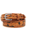 Youth Tooled Leather Belt - Henderson's Western Store