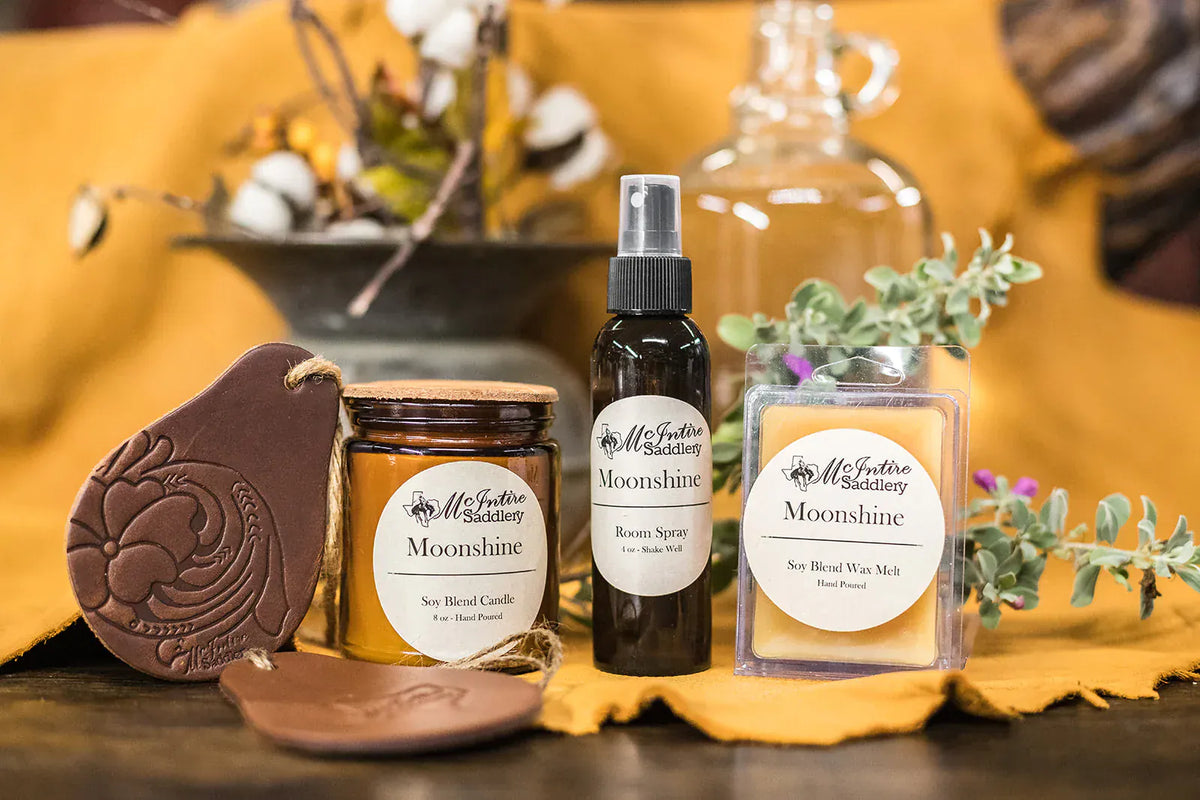 Mcintire Saddlery candle