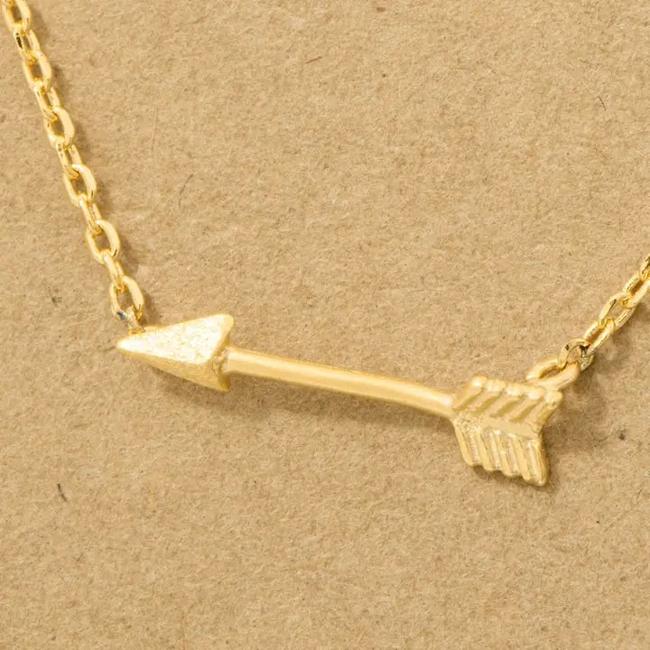 Dainty Arrow Pendant Necklace - Henderson's Western Store