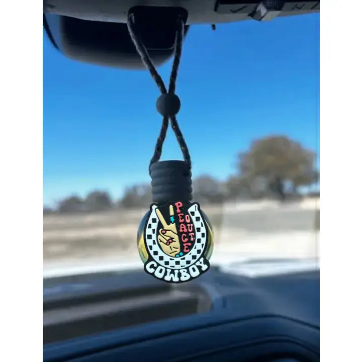 Peace Out Cowboy Hanging Diffuser - Henderson's Western Store