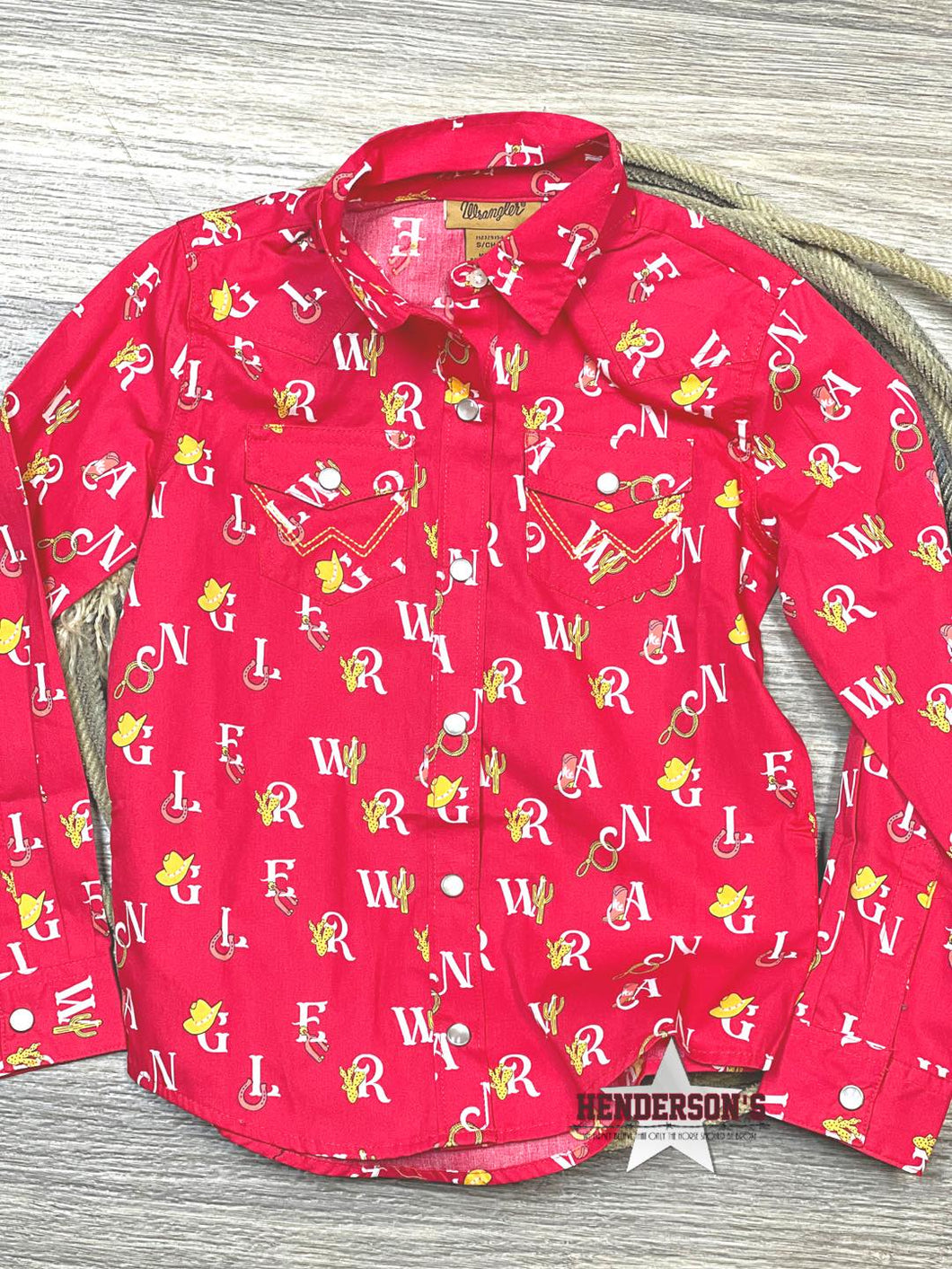 Girl's Wrangler Shirt - Henderson's Western Store