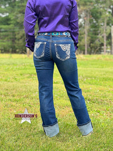 Load image into Gallery viewer, Live Hard Jeans ~ Paisley Pocket - Henderson&#39;s Western Store