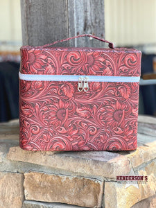 Load image into Gallery viewer, Tooled Beauty Box - Henderson&#39;s Western Store