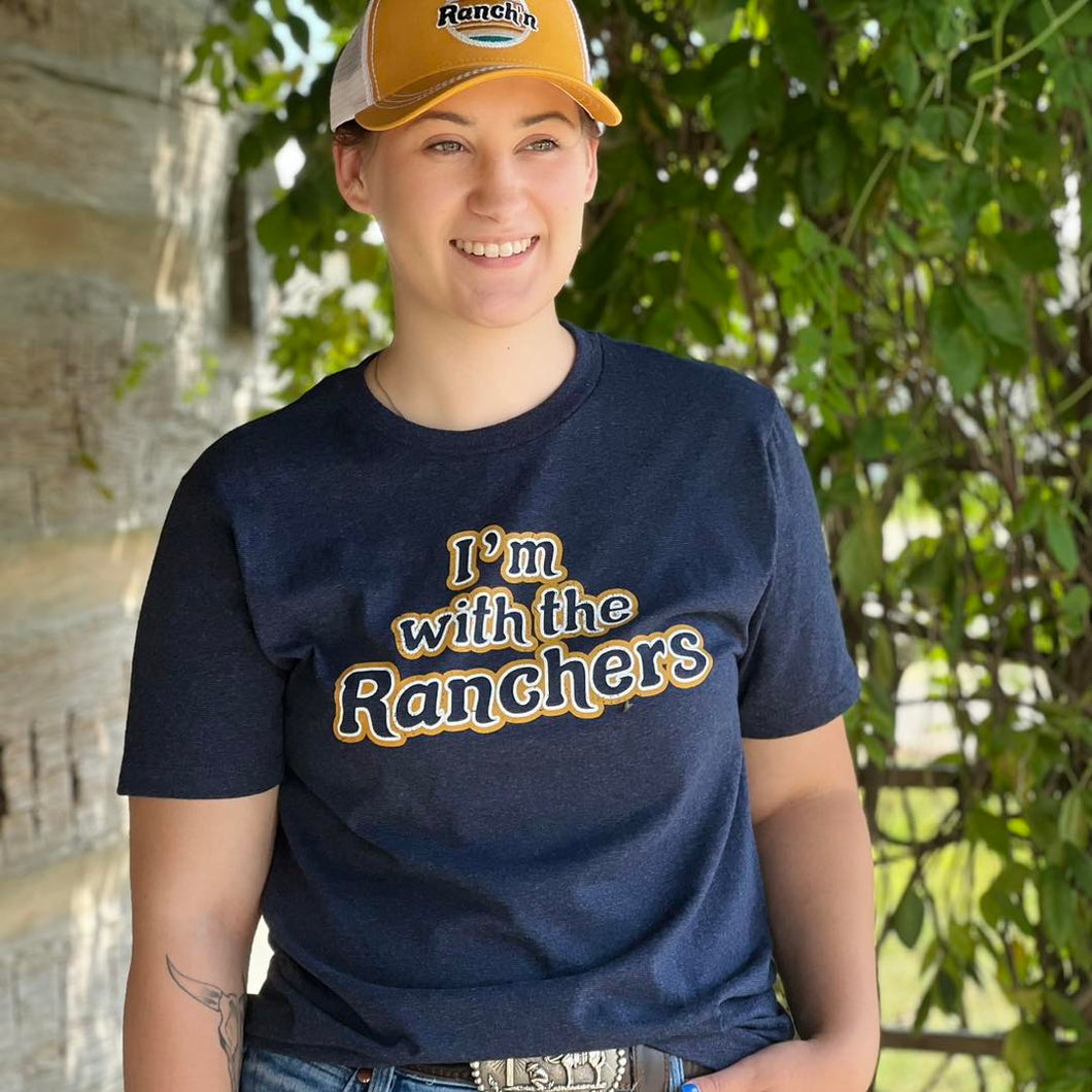 Ladies Cruel Girl I'm With the Ranchers Tee - Henderson's Western Store