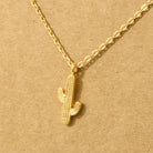 Dainty Cactus Pendant Necklace - Henderson's Western Store