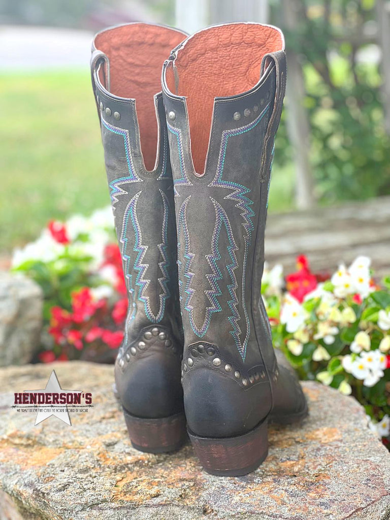 Sadi Boots by Dan Post ~ Grey - Henderson's Western Store