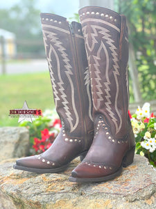 Load image into Gallery viewer, Sadi Boots by Dan Post ~ Brown - Henderson&#39;s Western Store