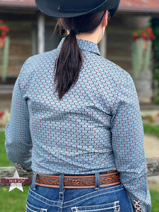 Load image into Gallery viewer, Ladies Cinch  ~ Blue - Henderson&#39;s Western Store