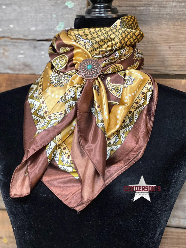 Rodeo Drive Wild Rags/Scarf ~ Earth Tones - Henderson's Western Store