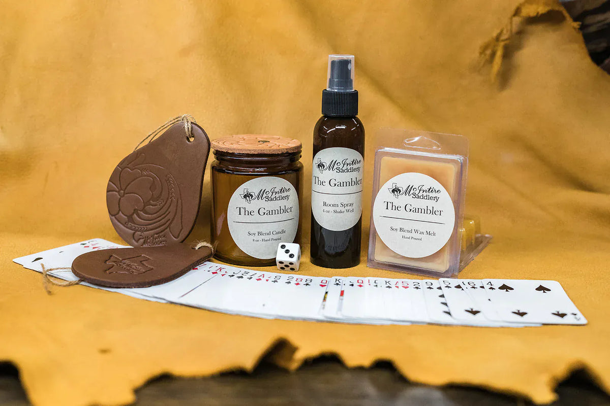 Mcintire Saddlery candle