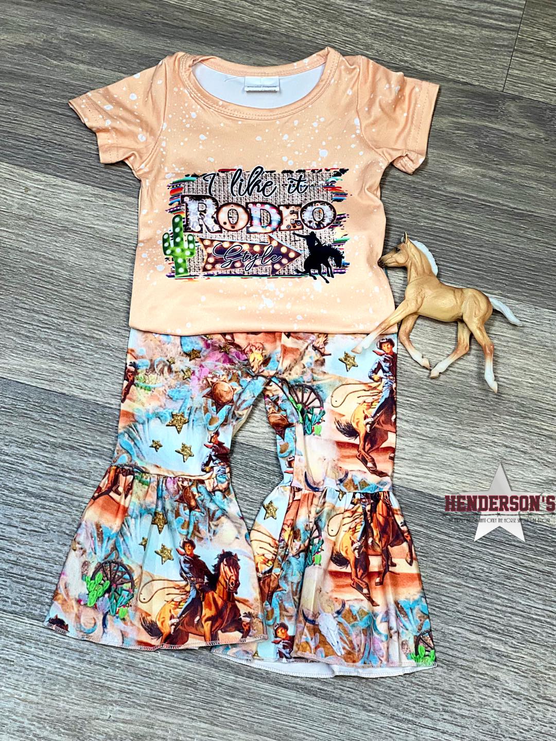 Rodeo Style Outfit ~ Shirt & Bell Bottoms - Henderson's Western Store