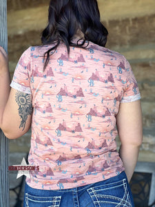 Load image into Gallery viewer, Scenery Print Tee by Rock &amp; Roll - Henderson&#39;s Western Store