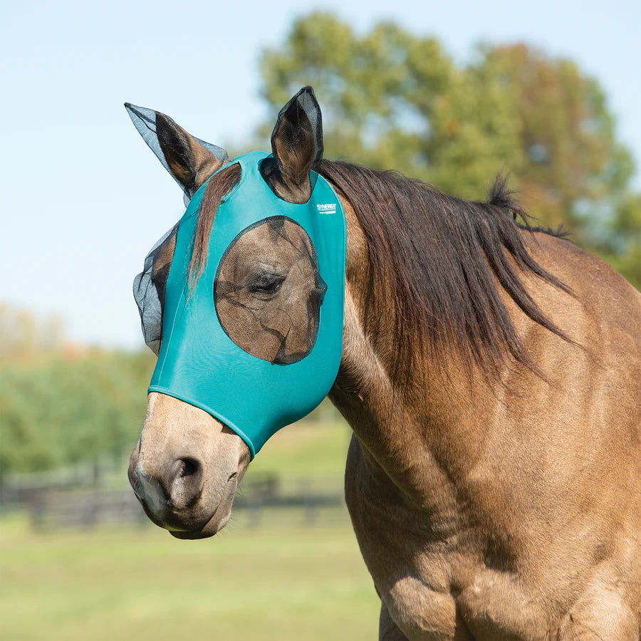 Synergy® Powered by Coolcore® Fly Mask ~ Teal - Henderson's Western Store