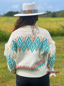 Load image into Gallery viewer, Ladies Mock Turtleneck Sweater by Rock &amp; Roll - Henderson&#39;s Western Store